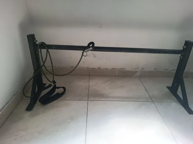 Barra Fixa De Parede P/ Treinar Musculação Crossfit Pull-up