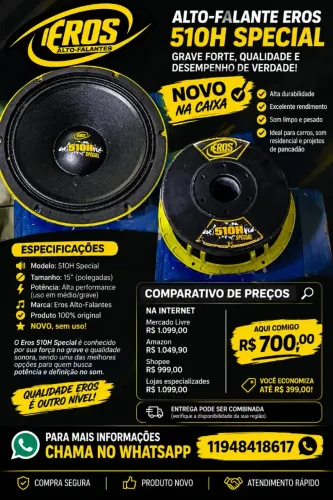 Auto falante eros