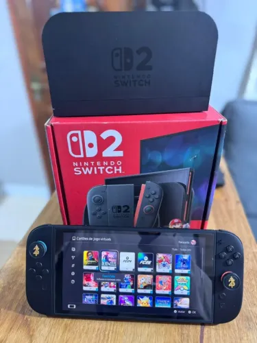 NINTENDO SWITCH 2 + CONTROLE 8BITDO PRO - LEIA