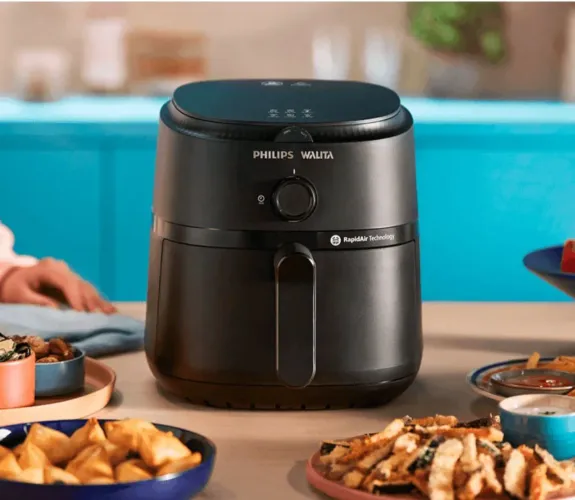Airfryer Philips Walita 6.2L Preta - Usada Só 2 Vezes (Zera)