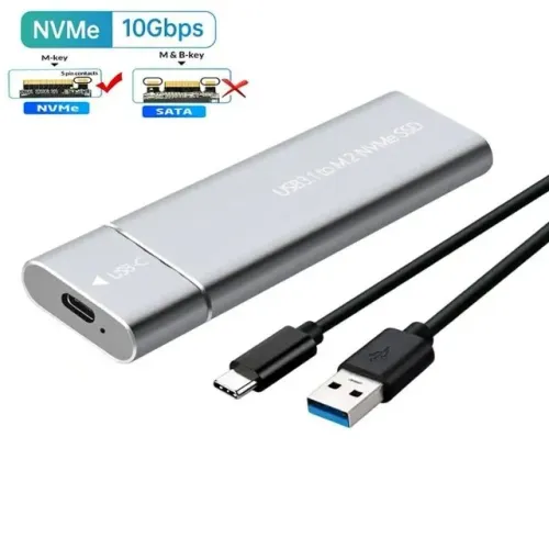 Case NVME SSD USB 3.1 TIpo C 10 Gbps