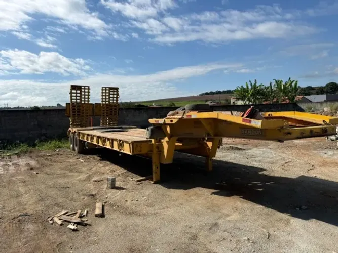 Carreta Prancha Randon 2015 02 Eixos com Pneus 