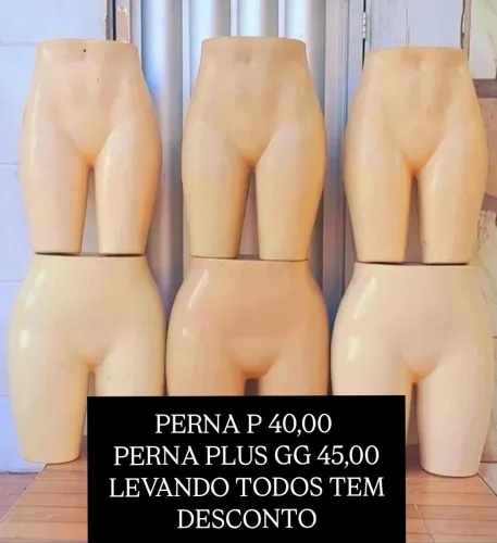 Manequim perna 