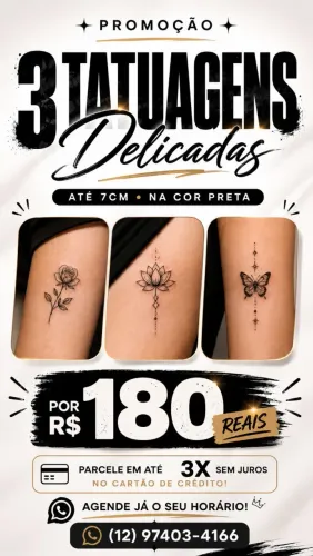 Promoção de tatuagem.