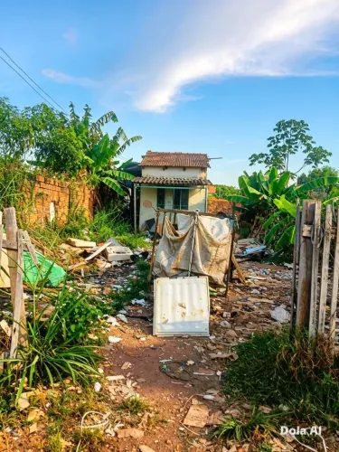 Venda de um terreno com casa