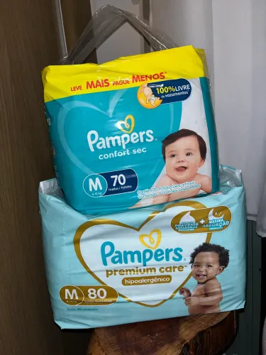 Pacotão fralda Pampers
