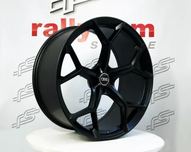 Jogo de Roda Audi RS5 Preto Fosco 5x112 - 21x9,5 Offset 25 (Nv)