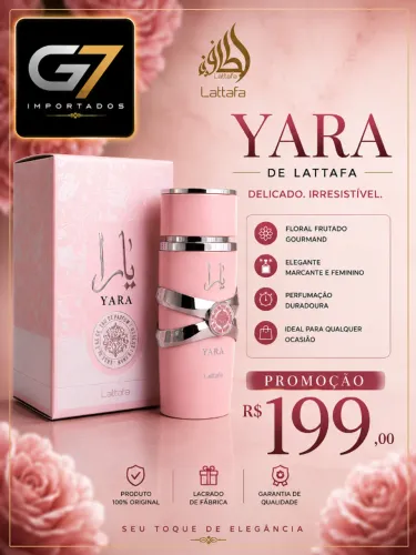 Yara Eau de Parfum 100ml Lattafa | Original | Lacrado