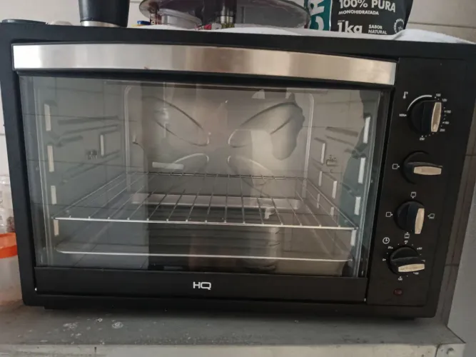 Forno elétrico 61l novo, marca HQ