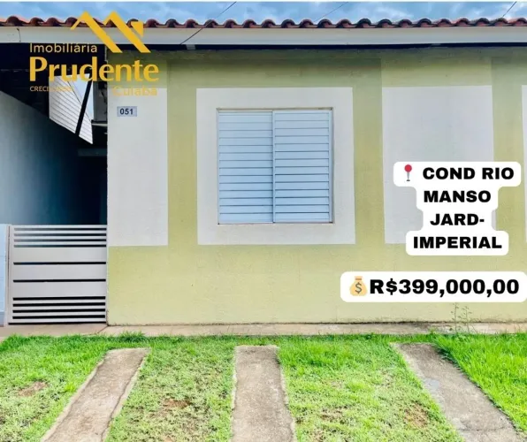 Casa em Condomínio para Venda em Cuiabá, Jardim Imperial, 2 dormitórios, 1 suíte, 1 banhei