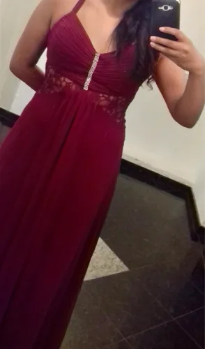 Vestido longo madrinha casamento 