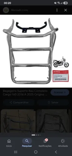 Vendo bagageiro da cargo + suporte do bagageiro + adaptadores do amortecedor