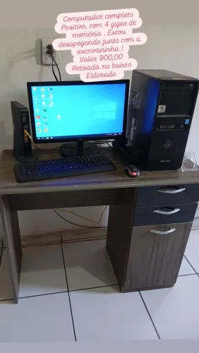 Computador completo com SSD, pronto para usar!