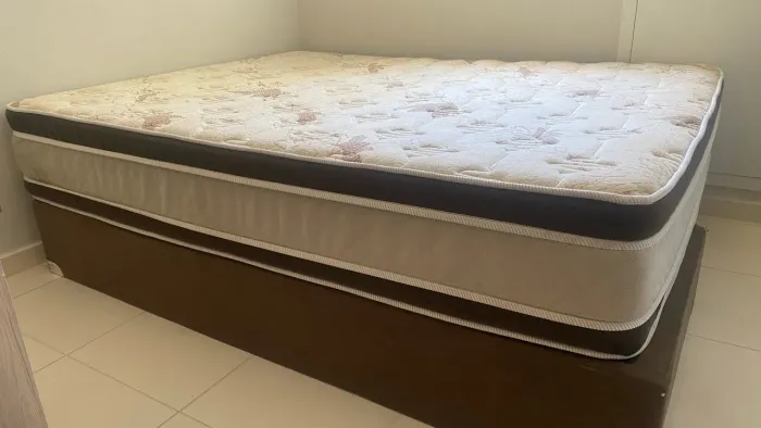 Cama Box Queen Gazin Good Like - Molas Ensacadas + Euro Top Duplo