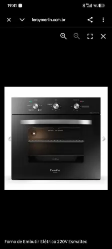 Forno de Embutir Elétrico 220V Esmaltec