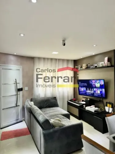Condominio Fechado, na Vila Nova Mazzei, com 2 suites e 2 vagas