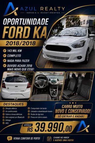 Ford KA 1.0 Se/se Plus Tivct Flex 5P 2018