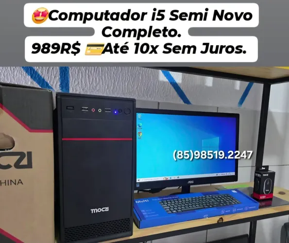 Computador i5 Semi Novo Completo Até 10x Sem Juros
