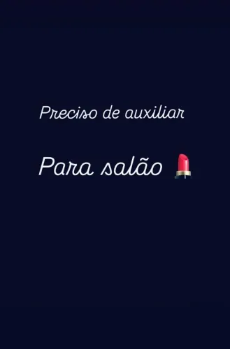 Preciso de auxiliar cabeleireira