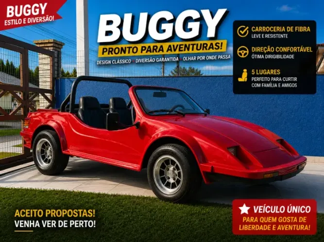 Volkswagen Buggy 1.6 8V Gasolina 2P Manual 1980