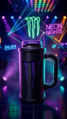 Porta Lata Monster