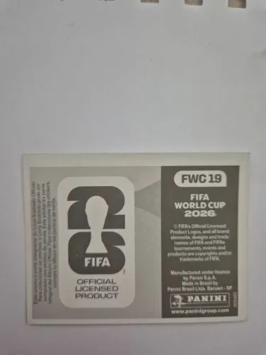 Figurinha copa 2026