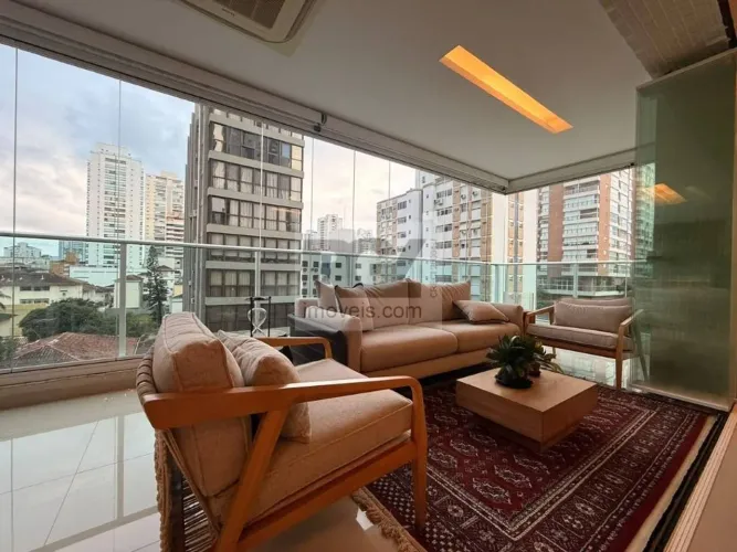 Apartamento Duplex com 4 dormitórios para alugar, 277 m² por R$ 30.000,00/mês - Embaré - S