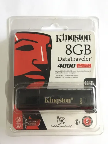 Kingston Datatraveler 8GB DT 4000 fips 140-2 / pen drive criptografado