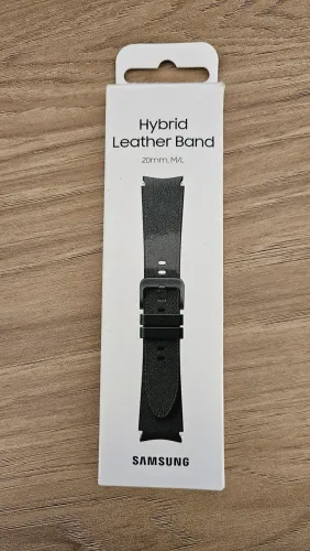 Pulseira Original Samsung Hybrid Leather Band 20mm M/L - Nova na Caixa
