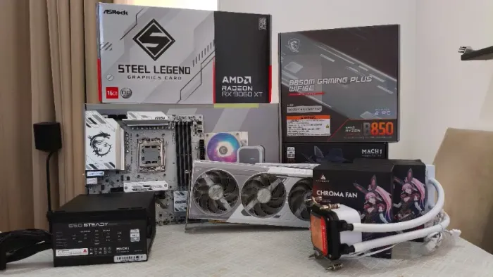 PC Gamer Ryzen 7600x 9060 XT 16gb 32gb ddr5