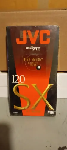 fita VHS virgem JVC T-120 SX