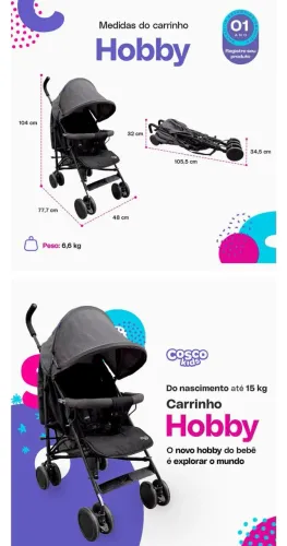 Carrinho para Bebê 