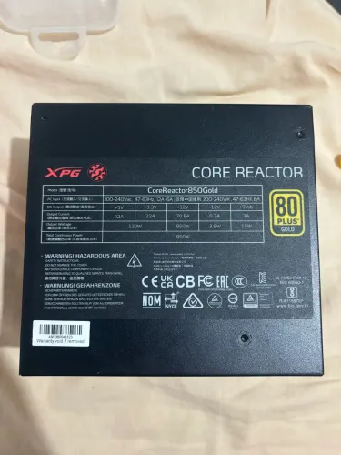 Fonte de Alimentação para PC XPG Core Reactor 850W Gold