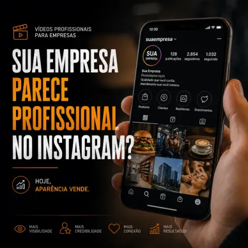 Crio vídeos profissionais para Instagram da sua empresa