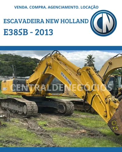 ESCAVADEIRA NEW HOLLAND E385B - 2013