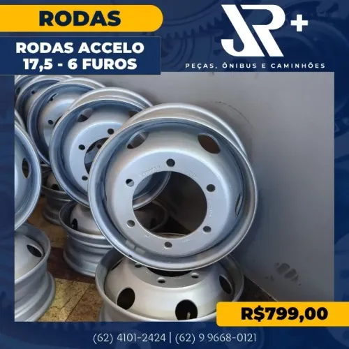 Rodas Accelo 17,5 - 6 Furos