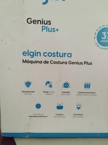 Máquina de costura Nova. Nunca usada