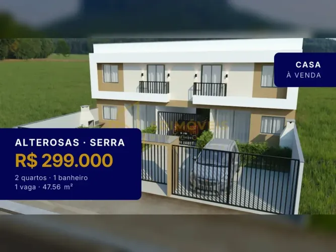Exclusivas casas em condomínio no bairro Alterosas, não perca!