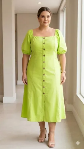 Vestido linhão Midi G/gg