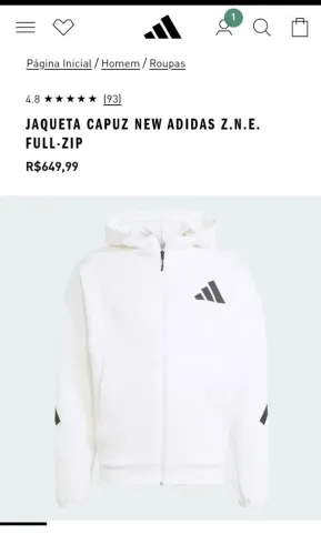 Casaco masculino Adidas