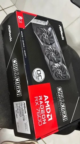 RX 7600 8gb Asrock Triple Fan Nova!