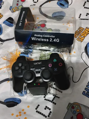 Controle PS2 sem fio repro novo na caixa faço Olx pay 