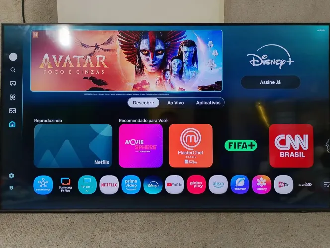 Vendo tv Samsung 55 polegadas Q led com vários aplicativos vêm no ZAP *