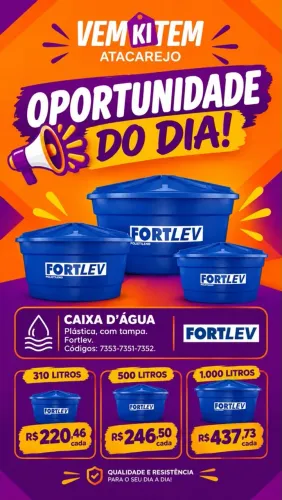 Caixa d?água Fortlev
