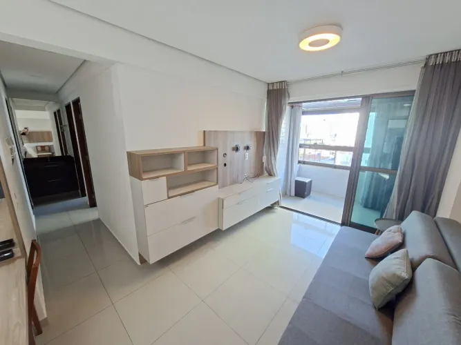 Apartamento Mobiliado Manaíra 02 Quartos sendo 01 Suíte 56m² Excelente localização