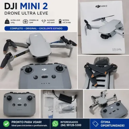 Vendo DJI Mini 2 - Único dono | Excelente estado R$ 1.880,00