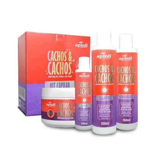 Kit Capilar Cachos & Cachos