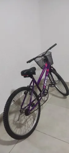Bicicleta Calil Aro 24 Feminina com Cestinha - Muito Conservada!