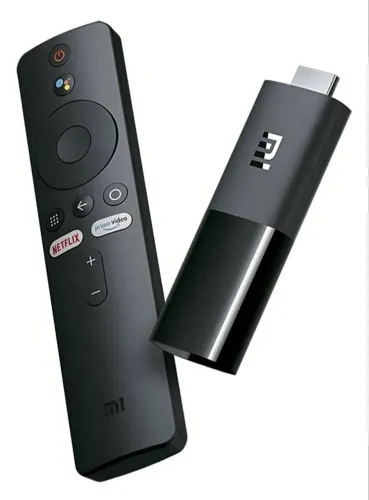Mi Tv Stick Tv box 2ª geração Xiaomi Controle De Voz Full Hd 8gb 1gb Ram Cor Preto