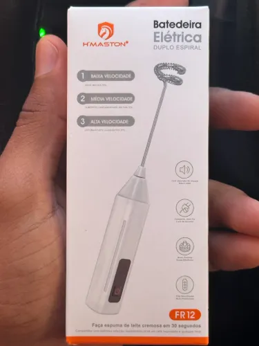 Batedeira Elétrica Portátil H?Maston Recarregável - R$ 30,00